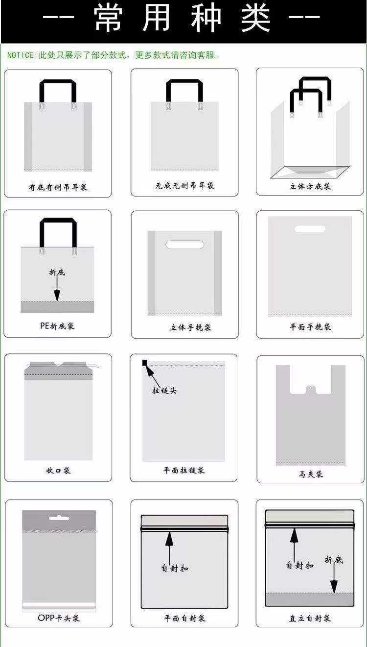 包装袋的常用种类